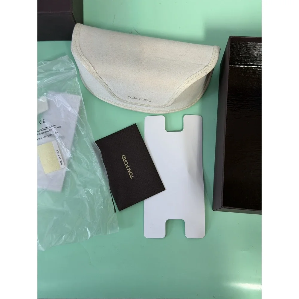 Tom Ford Sunglasses Case with Box &‎ Accessories - Used - Made in Italy